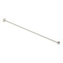 Signature Hardware Brushed Nickel Shower Rod 