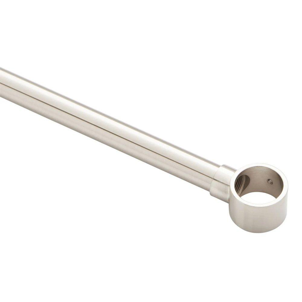 Signature Hardware Brushed Nickel Shower Rod 