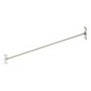 Signature Hardware Brushed Nickel 48 in. Straight Shower Rod 