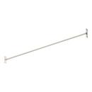 Signature Hardware Brushed Nickel 60 in. Straight Shower Rod 