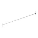 Signature Hardware Chrome 60 in. Straight Shower Rod 