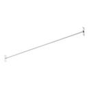 Signature Hardware Chrome 60 in. Straight Shower Rod 
