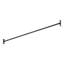 Signature Hardware Matte Black 60 in. Straight Shower Rod 