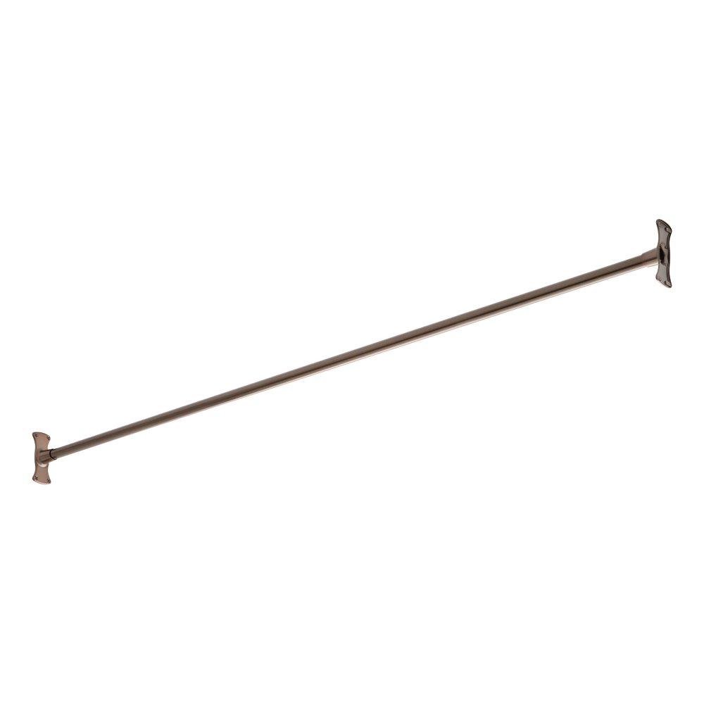 Signature Hardware Oil Rubbed Bronze 66 in. Straight Shower Rod 