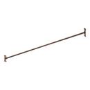 Signature Hardware Oil Rubbed Bronze 66 in. Straight Shower Rod 