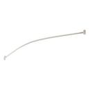 Signature Hardware Brushed Nickel 60 in. Curved Shower Rod 