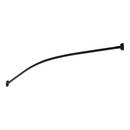 Signature Hardware Matte Black 60 in. Curved Shower Rod 