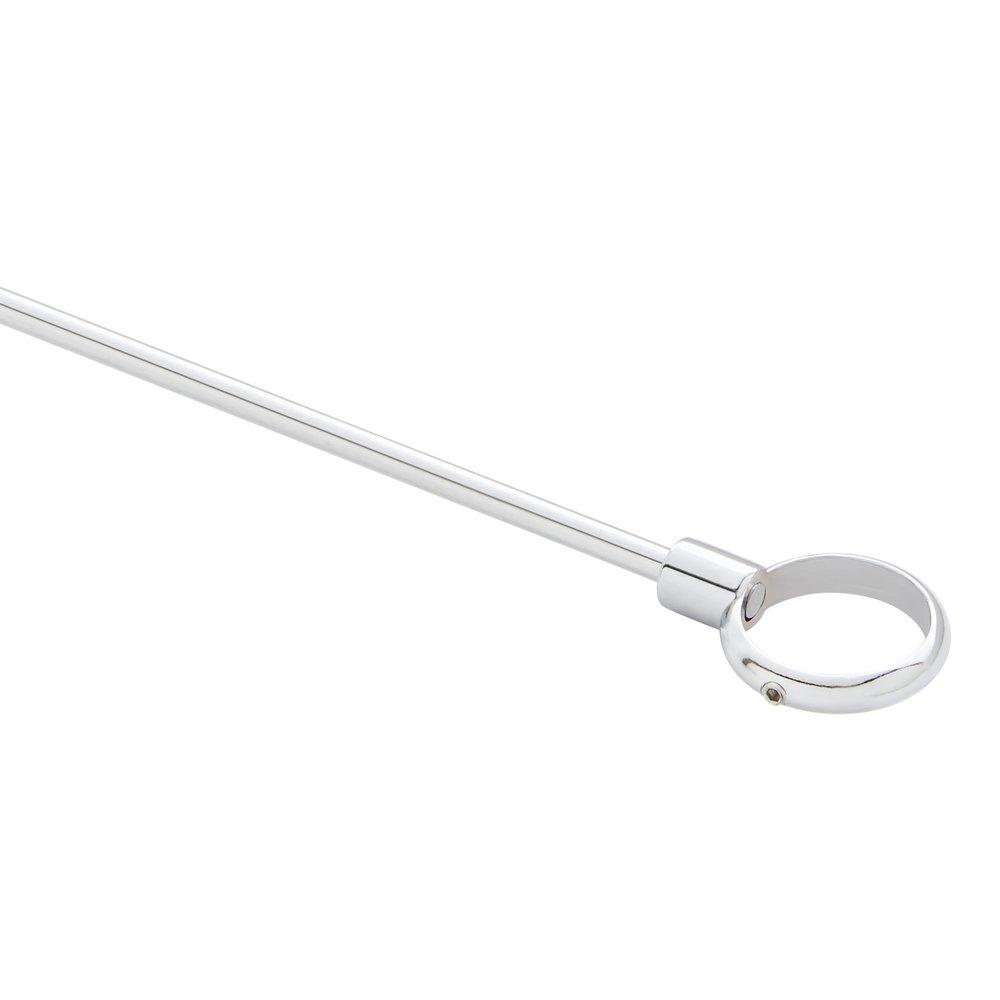 Signature Hardware Chrome 60 in. L-shaped Shower Rod 