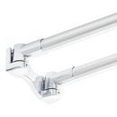 Signature Hardware Chrome 60 in. Straight Shower Rod 