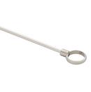 Signature Hardware Brushed Nickel 36 in. L-shaped Shower Rod 