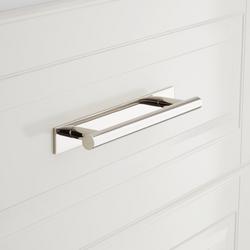 3-3/4 in. Center-to-Center Cabinet Pull in Polished Nickel