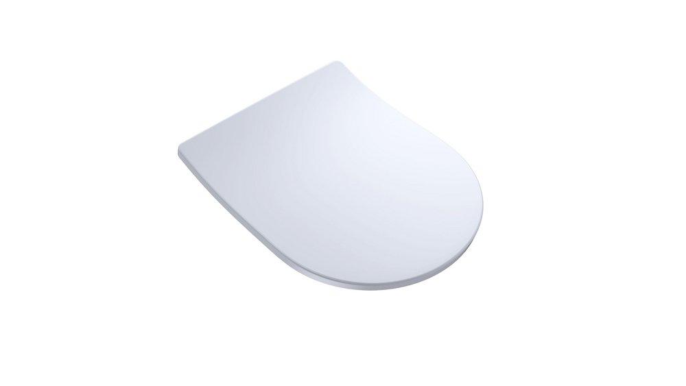 TOTO Cotton D-shaped Closed Front With Cover Toilet Seat 