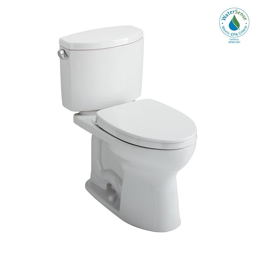 1.28 gpf Elongated Two Piece Toilet in Cotton 