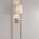 60W 1-Light Candelabra E-12 Wall Sconce in Polished Nickel