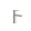 Single Handle Monoblock Bathroom Sink Faucet in Brushed Nickel