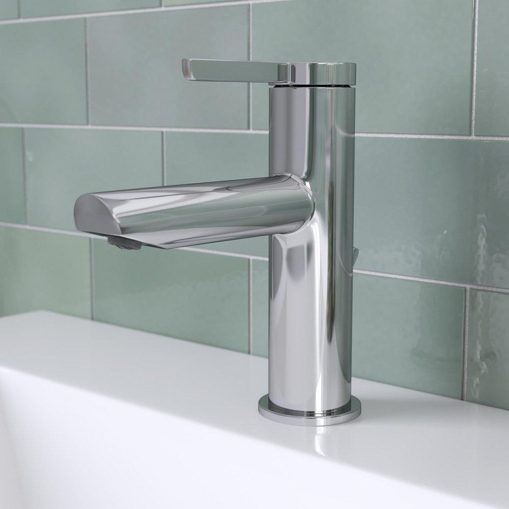PROFLO&reg; Chrome Single Handle Bathroom Sink Faucet 