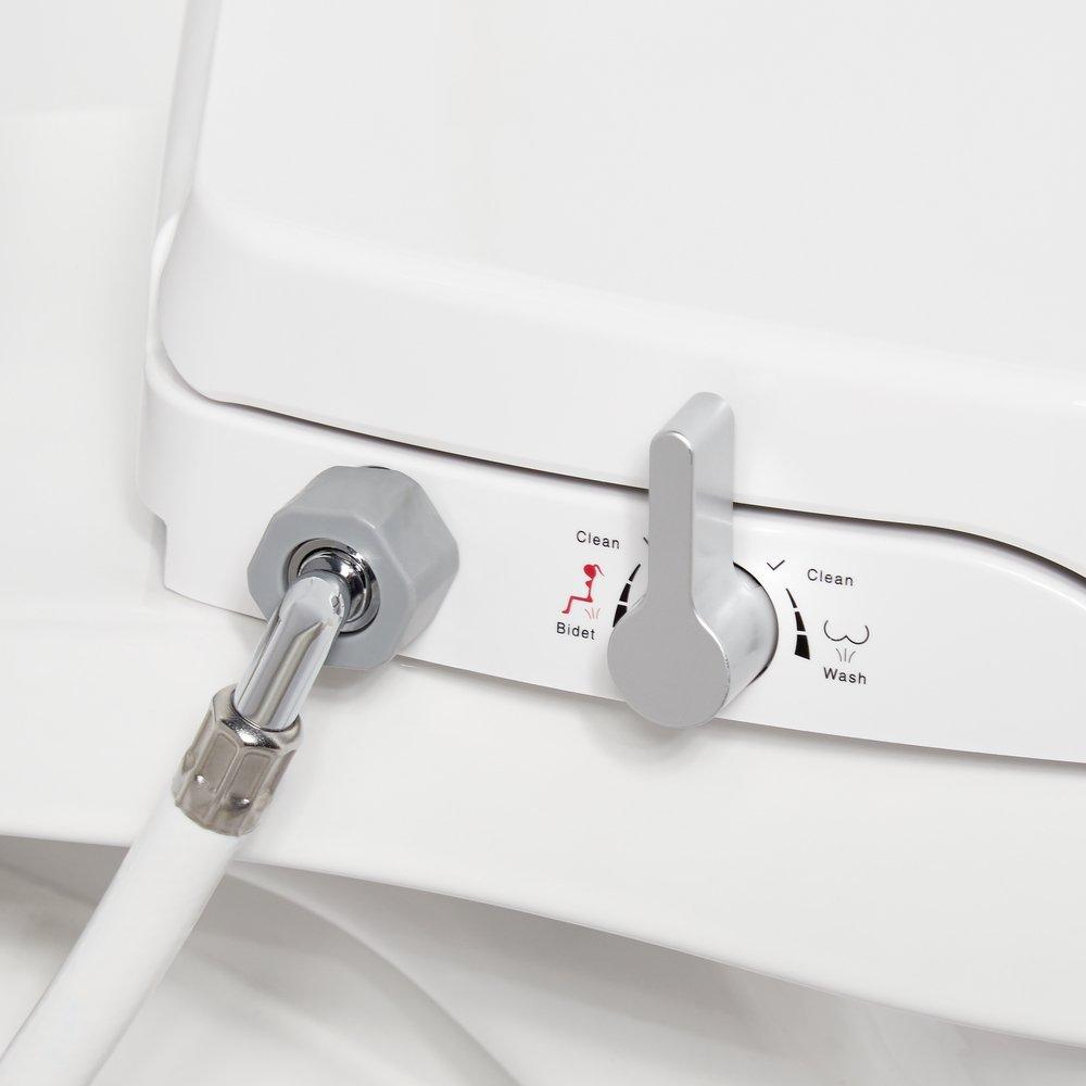 Signature Hardware White Elongated Floor Mount One Piece Toilet 