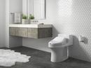 KOHLER White 1.28 gpf Elongated Floor Mount One Piece Toilet 