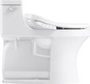 KOHLER White 1.28 gpf Elongated Floor Mount One Piece Toilet 