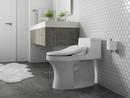 KOHLER White 1.28 gpf Elongated Floor Mount One Piece Toilet 