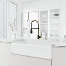 VIGO Matte Brushed Gold Single Handle Pull Down Kitchen Faucet 