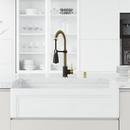 VIGO Matte Brushed Gold Single Handle Pull Down Kitchen Faucet 
