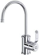 Single Handle Lever Water Filter Faucet in Polished Chrome