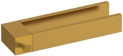 9-5/8 in. Towel Holder in Brushed Gold