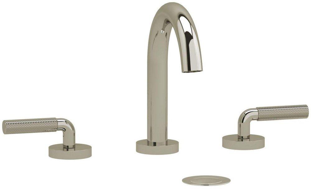 Riobel Polished Nickel Two Handle Widespread Bathroom Sink Faucet 