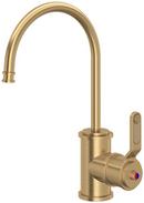 Perrin & Rowe English Gold Single Handle Lever Water Filter Faucet 