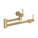 Wall Mount Pot Filler in Satin English Gold