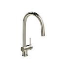 Riobel Polished Nickel Pull Down Kitchen Faucet 