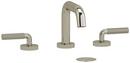 Two Handle Widespread Bathroom Sink Faucet in Polished Nickel