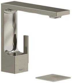 Single Handle Monoblock Bathroom Sink Faucet in Brushed Nickel