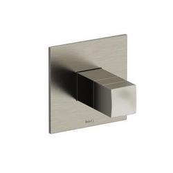 Single Handle Thermostatic or Pressure Balancing Valve Trim in Brushed Nickel