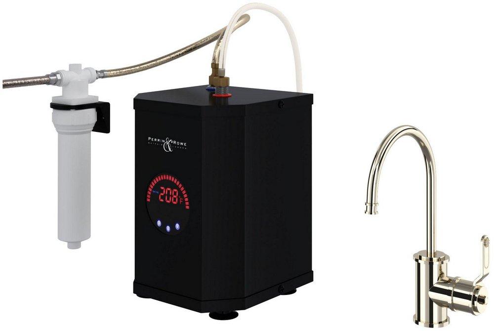 Perrin & Rowe Polished Nickel Single Handle Lever Water Filter Faucet 