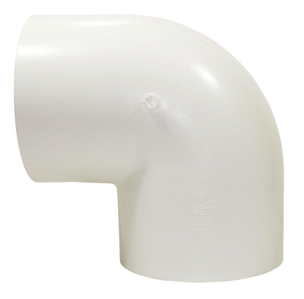 White PVC Schedule 40 90&deg; Elbow 