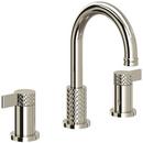 Two Handle Widespread Bathroom Sink Faucet in Polished Nickel