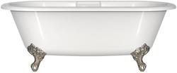 68-5/8 x 31-3/8 in. Freestanding Bathtub Center Drain in Standard White