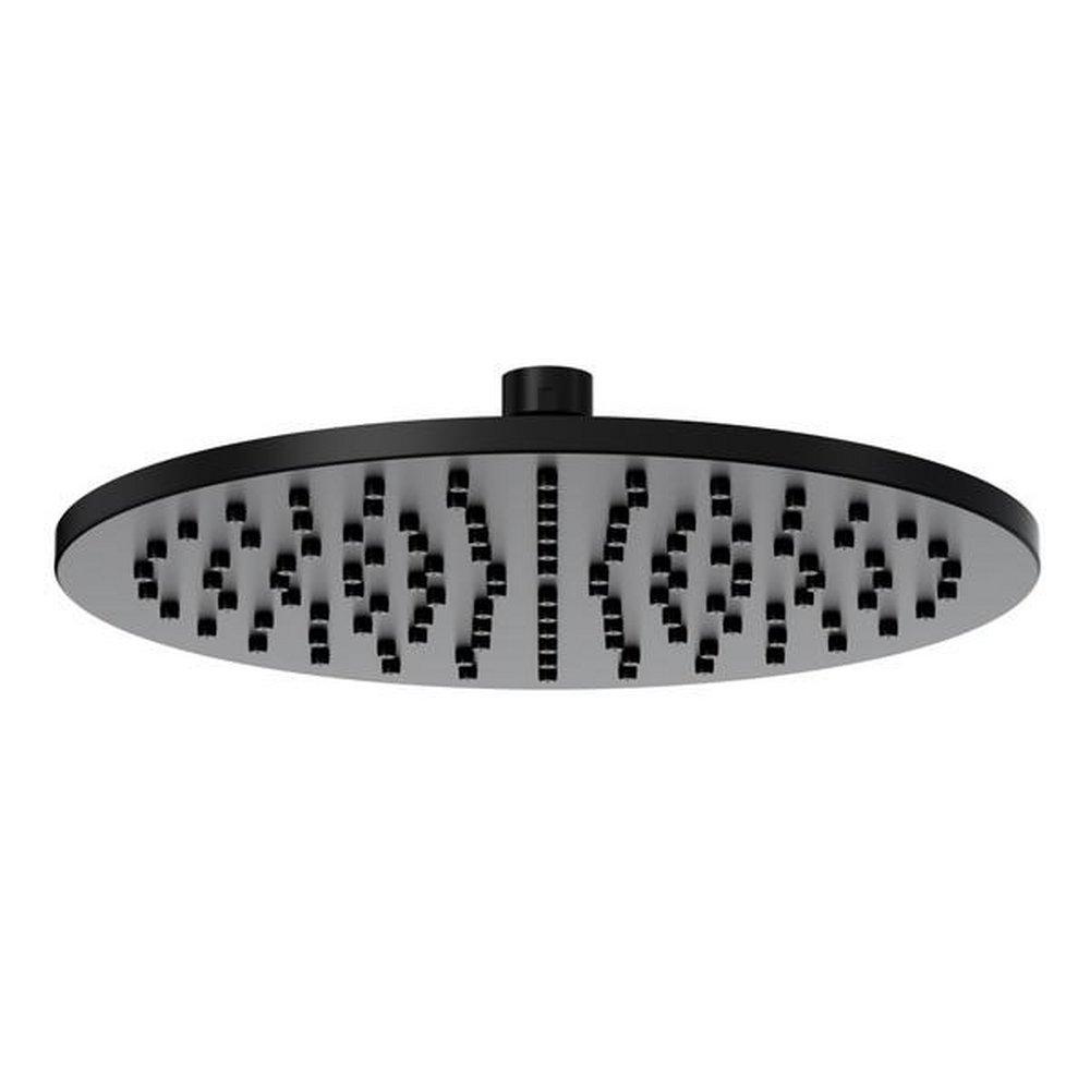 ROHL&reg; Matte Black Single Function Rain Showerhead 