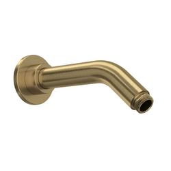 1/2 x 7 in. FNPT x Male Threaded Brass Shower Arm in Antique Gold