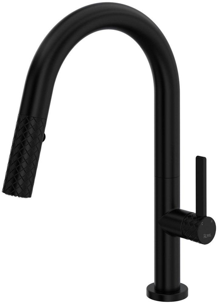 Single Handle Lever Bar Faucet in Matte Black 
