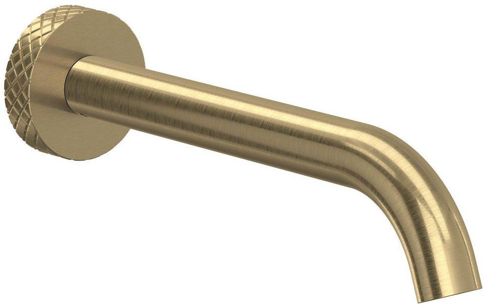 ROHL&reg; Antique Gold 1/2 x 8-7/16 in. FNPT Brass Tub Spout 