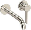 ROHL&reg; Polished Nickel Single Handle Wall Mount Widespread Bathroom Sink Faucet 