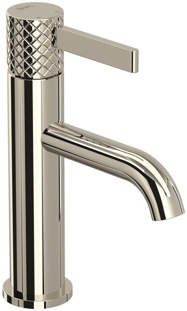 ROHL&reg; Polished Nickel Single Handle Monoblock Bathroom Sink Faucet 