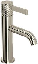 Single Handle Monoblock Bathroom Sink Faucet in Polished Nickel