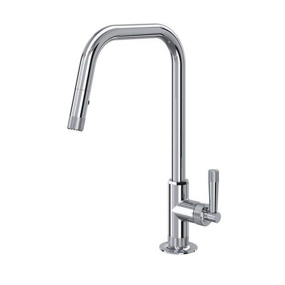 ROHL&reg; Polished Chrome Pull Down Kitchen Faucet 