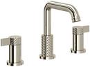 Two Handle Widespread Bathroom Sink Faucet in Polished Nickel