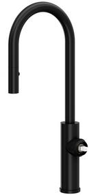 Pull Down Bar Faucet in Matte Black (Handle Sold Separately)