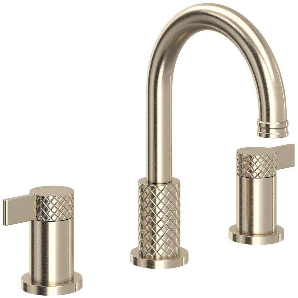 ROHL&reg; Satin Nickel Two Handle Widespread Bathroom Sink Faucet 